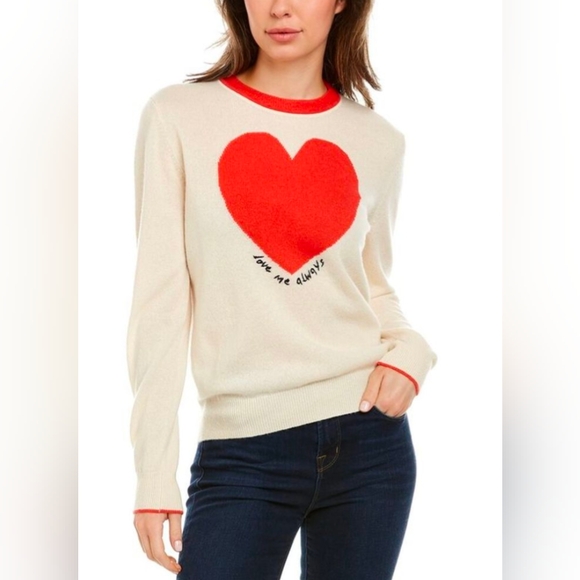 Minnie Rose Sweaters - Minnie Rose Love Me Always Cotton Cashmere Blend Sweater XL